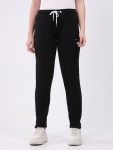 Rock.it Women Black Solid Regular Fit Winter Lower